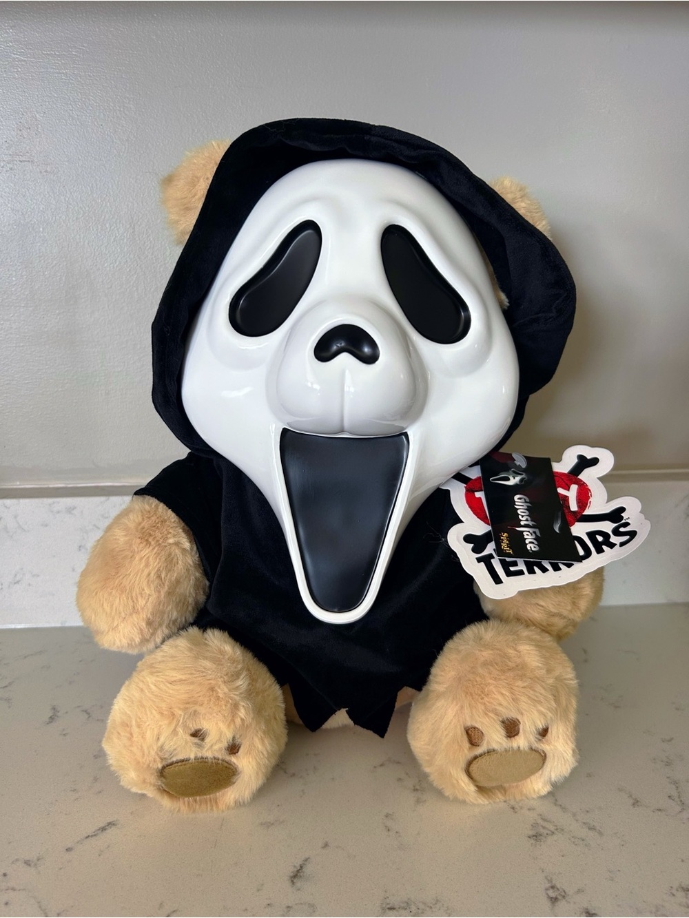 Spirit Halloween Ghost Face Teddy Terrors Plush Scream Bear